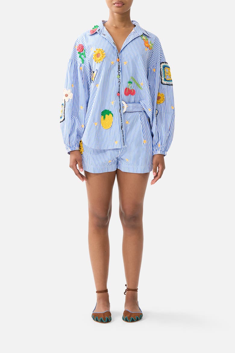 Balloon Sleeve Blouse, Main, color, Magic Of The Mercado