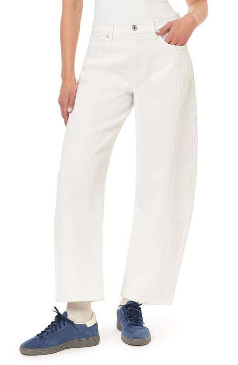 Front Seam Barrel Jeans