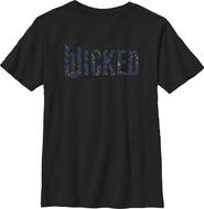 Wicked: For Good Boy's Wicked For Good Official Geometric Logo Graphic T-Shirt