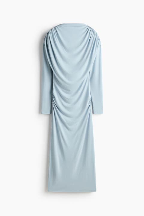 Draped Jersey Dress