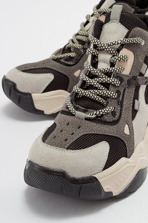 Prologue Shoes Lowel Sneaker Boot In Gray