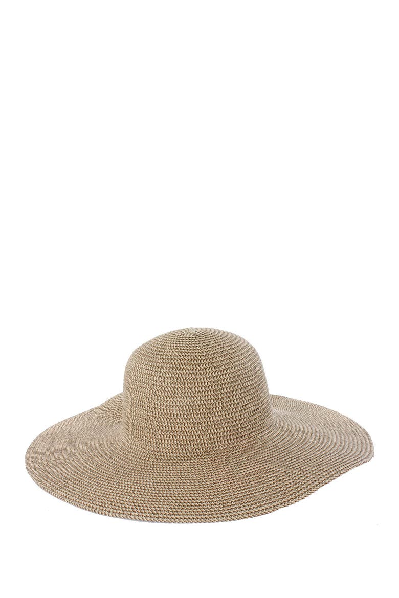 Cinch-Back Multicolor Floppy Hat, Main, color, NATURAL