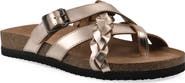 White Mountain Footwear Harrington Leather Footbed Sandal