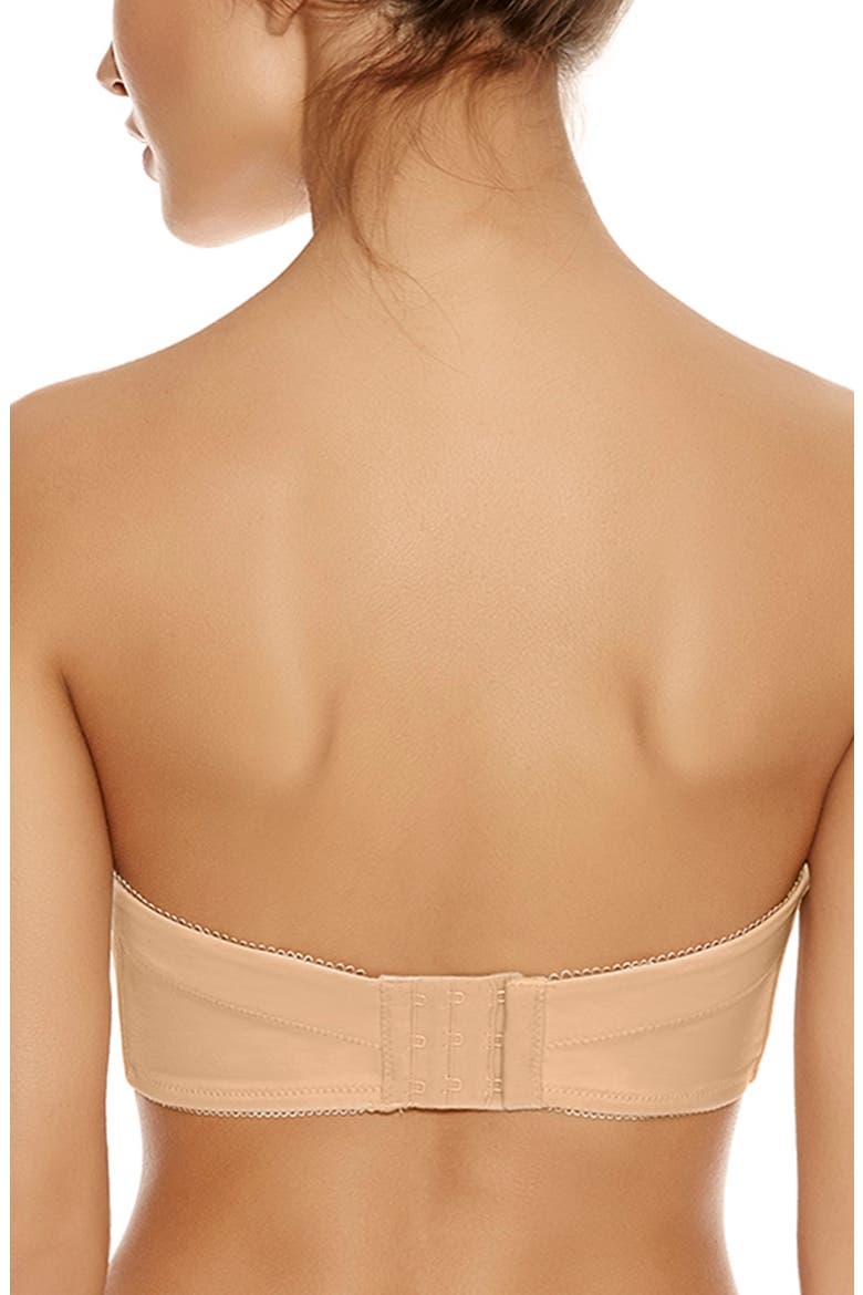 'Deco' Convertible Strapless Underwire Bra, Alternate, color, NUDE