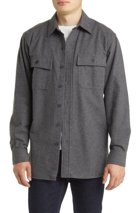 Traditional Fit Chamois Button-Up Shirt