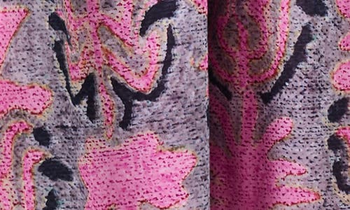 Nic + Zoe Nic+zoe Petal Patch Smocked Midi Dress In Pink Multi