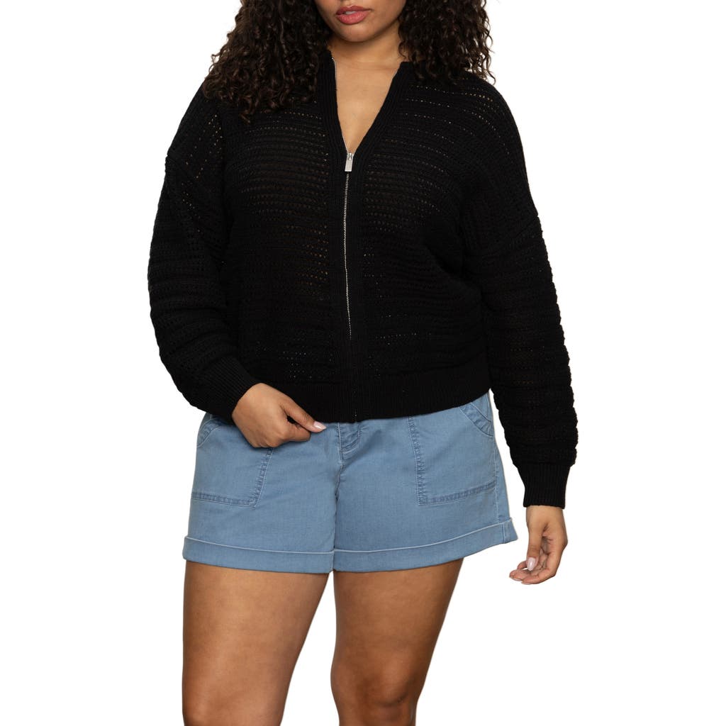 Sanctuary Open Stitch Bomber Jacket