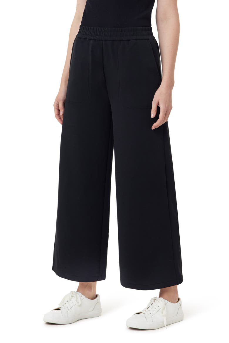 Crop Wide Leg Pants, Alternate, color, BLACK NIGHT