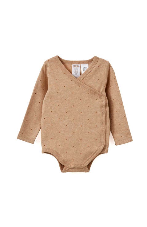 Organic Cross Over Long Sleeve Bubbysuit