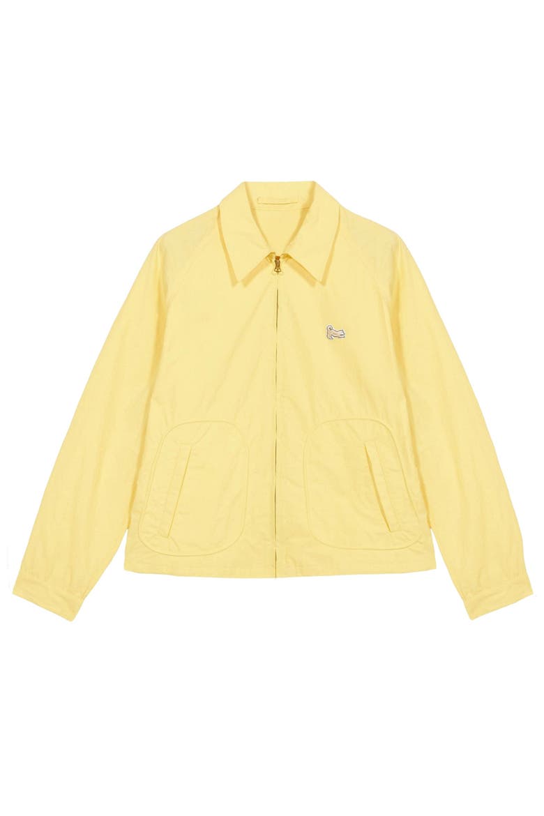 Cotton Bomber Jacket, Main, color, Yellow