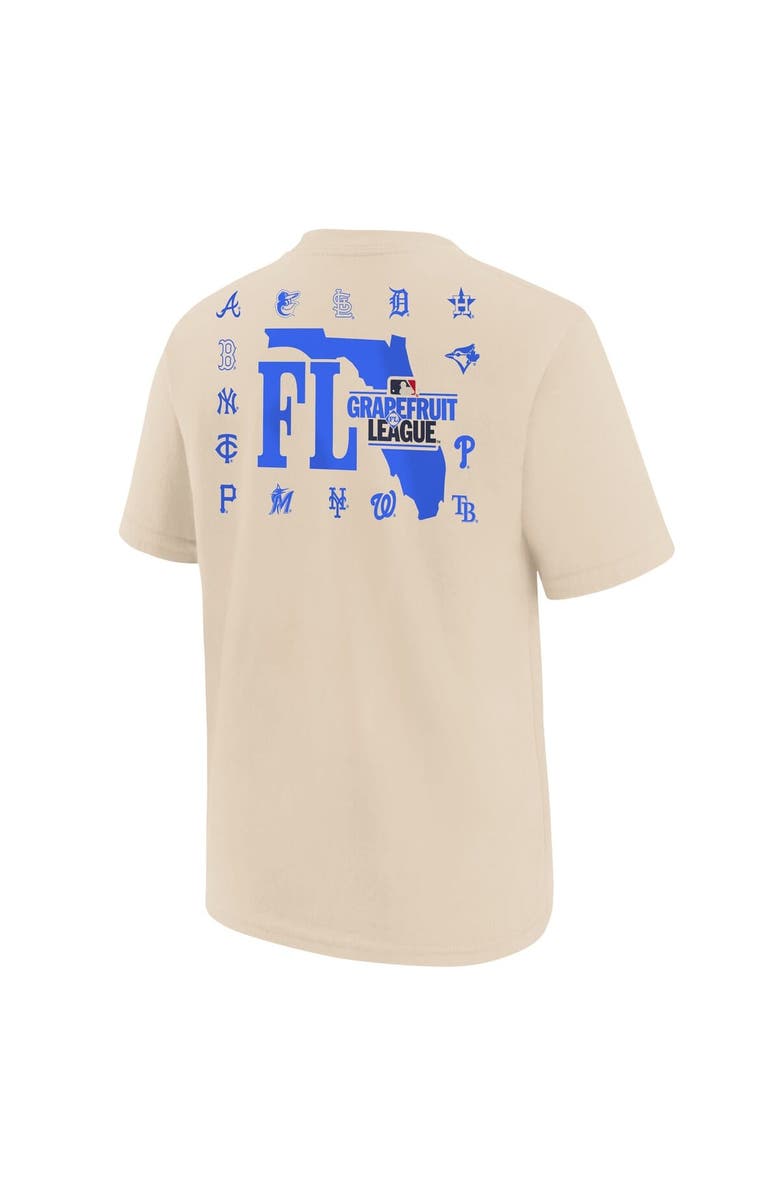 Nike Youth Nike Natural 2026 Spring Training Grapefruit League T-Shirt, Alternate, color, Natural