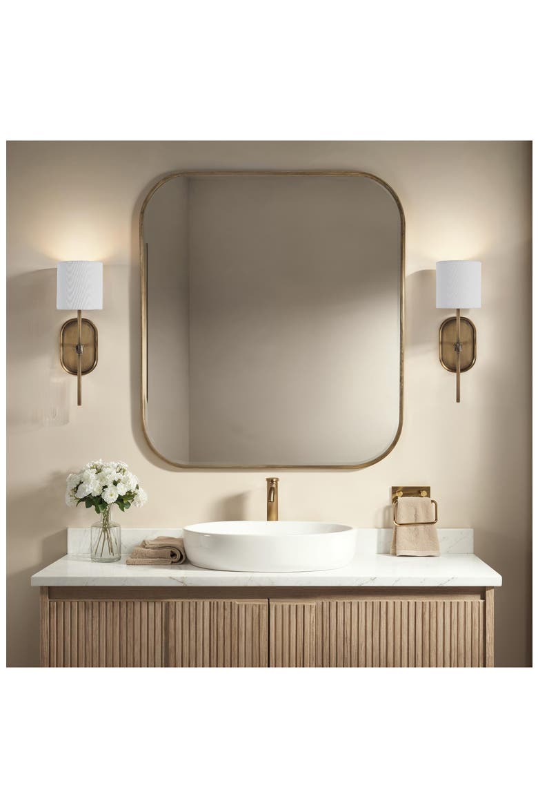 Peonia Metal Wall Sconce, Alternate, color, NO COLOR
