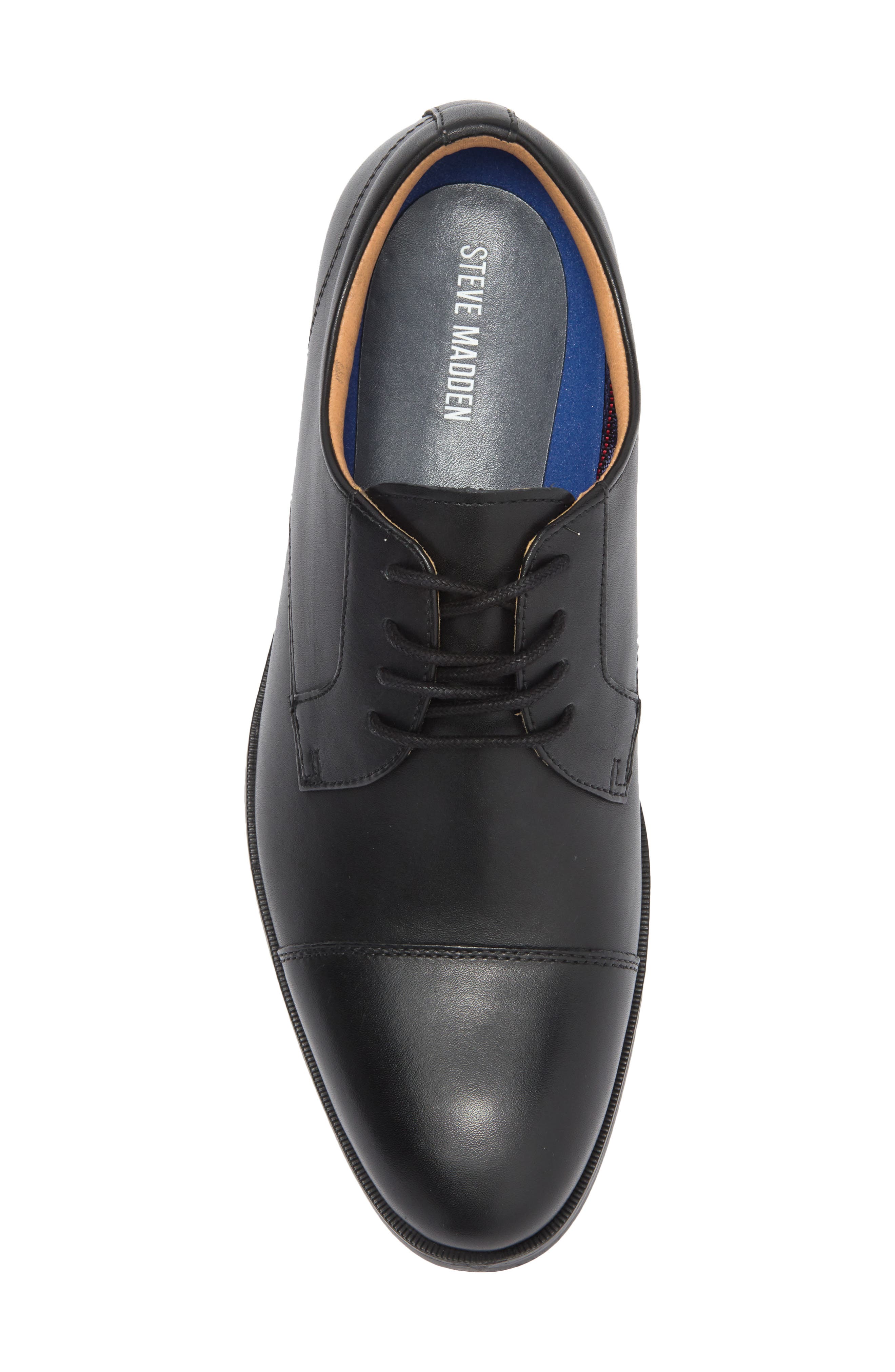 Steve Madden Islin Cap Toe Derby, Alternate, color, Black