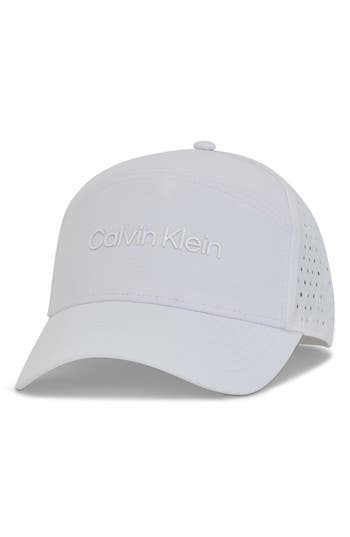 Calvin Klein Racket Sporty Baseball Cap In White