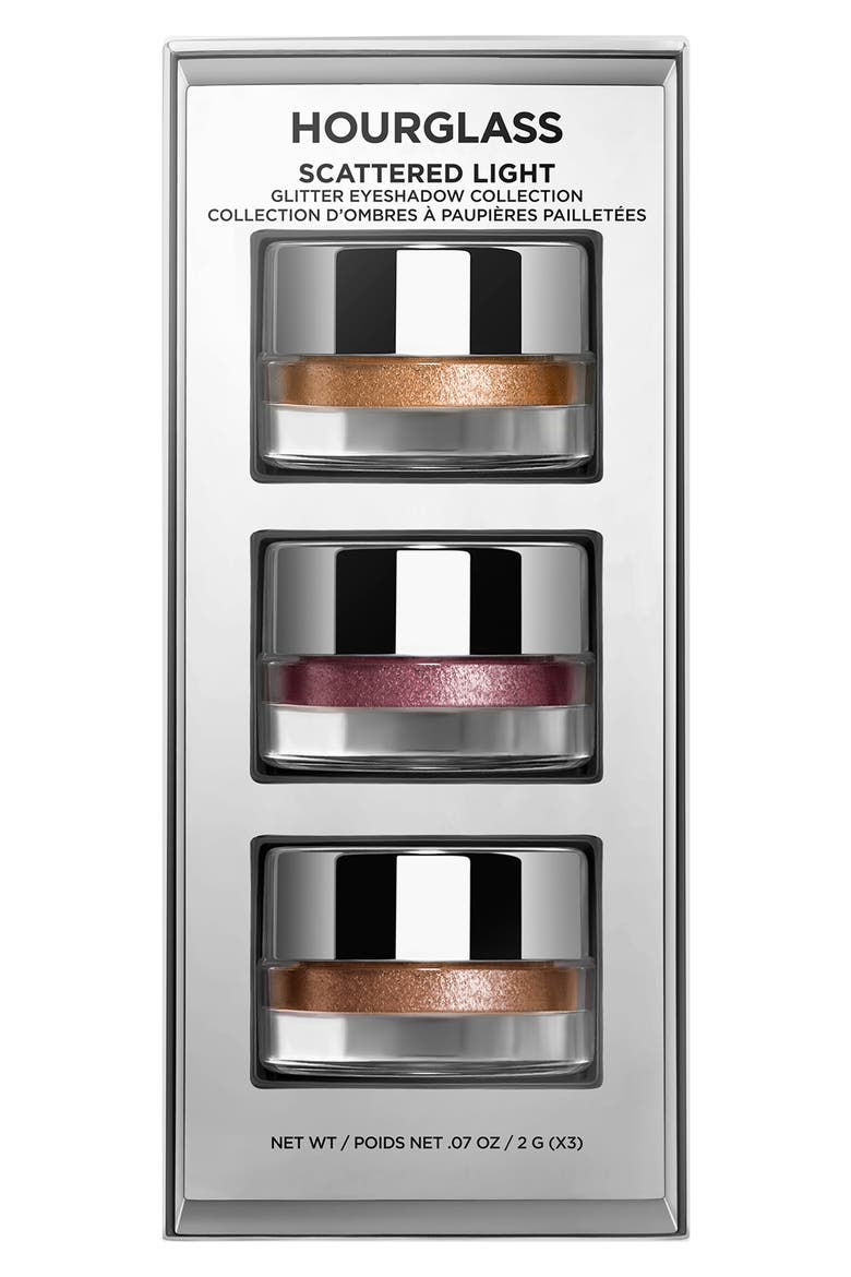 Travel Size Scattered Light Glitter Eyeshadow Set, Main, color, NO COLOR