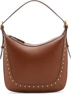 MANGO Studded Faux Leather Shoulder Bag