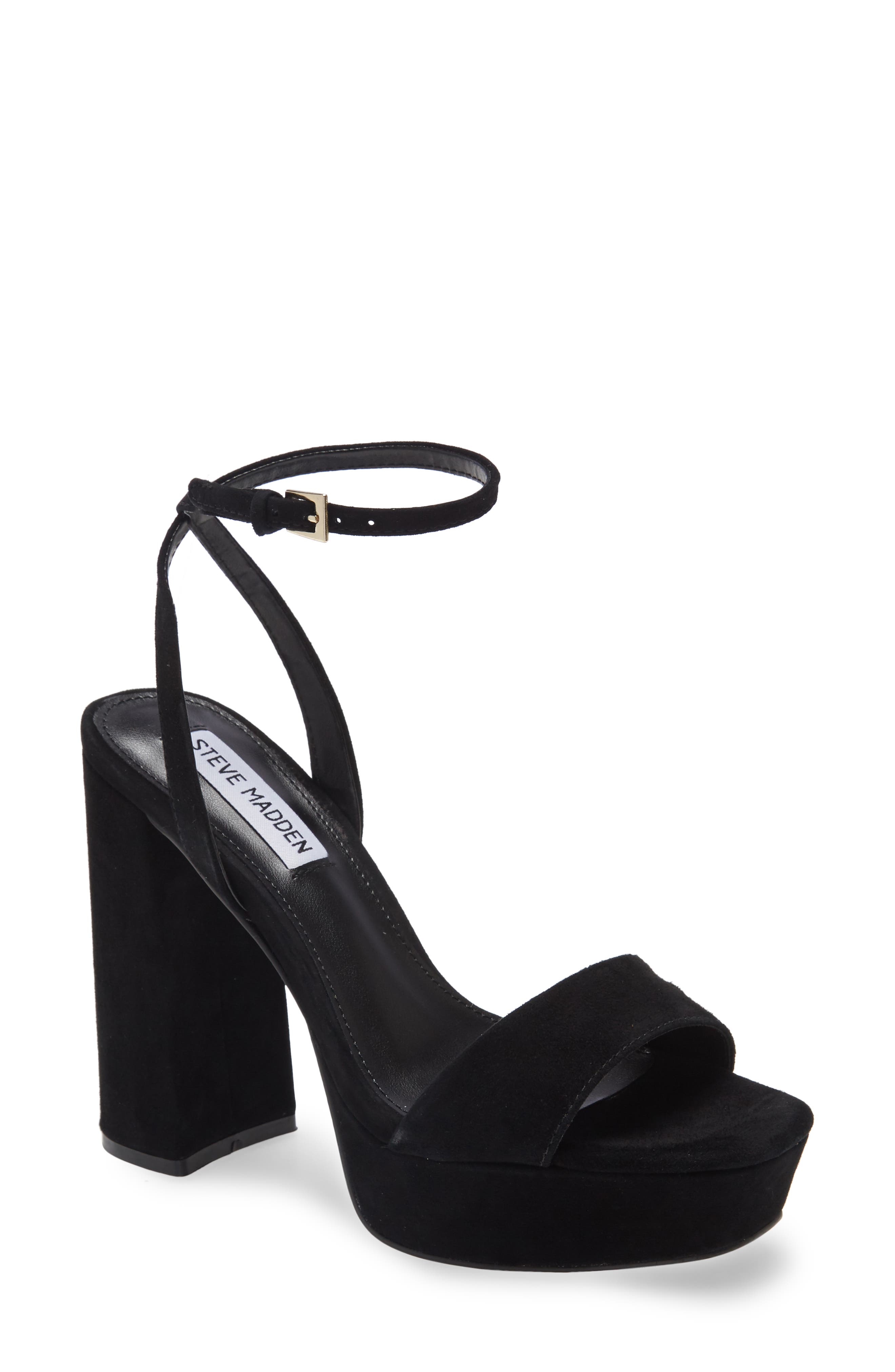 Steve Madden Lessa Platform Ankle Strap Sandal, Main, color, 