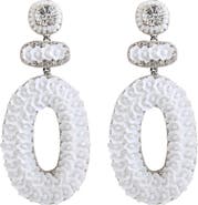 Deepa Gurnani Britt Floral Drop Earrings