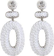 Deepa Gurnani Britt Floral Drop Earrings
