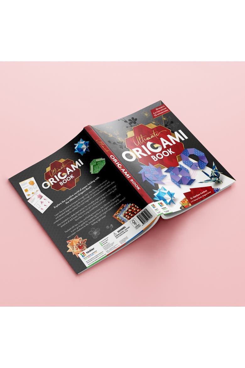 The Ultimate Origami Book, 352 Pages Guide, 39 Step by Step Projects, Alternate, color, Multicolored