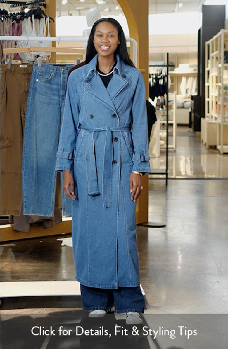 Denim Trench Coat, sales video thumbnail
