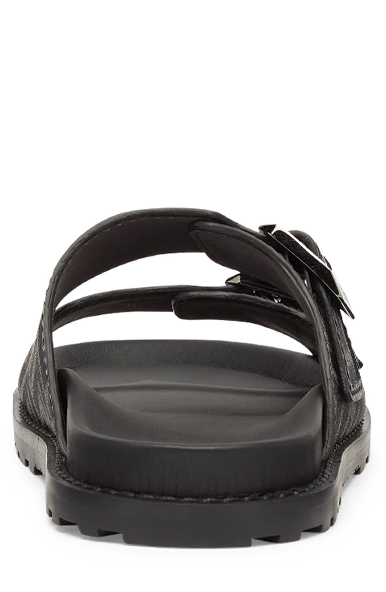 Fendi Feel FF Jacquard Slide Sandal, Alternate, color, 