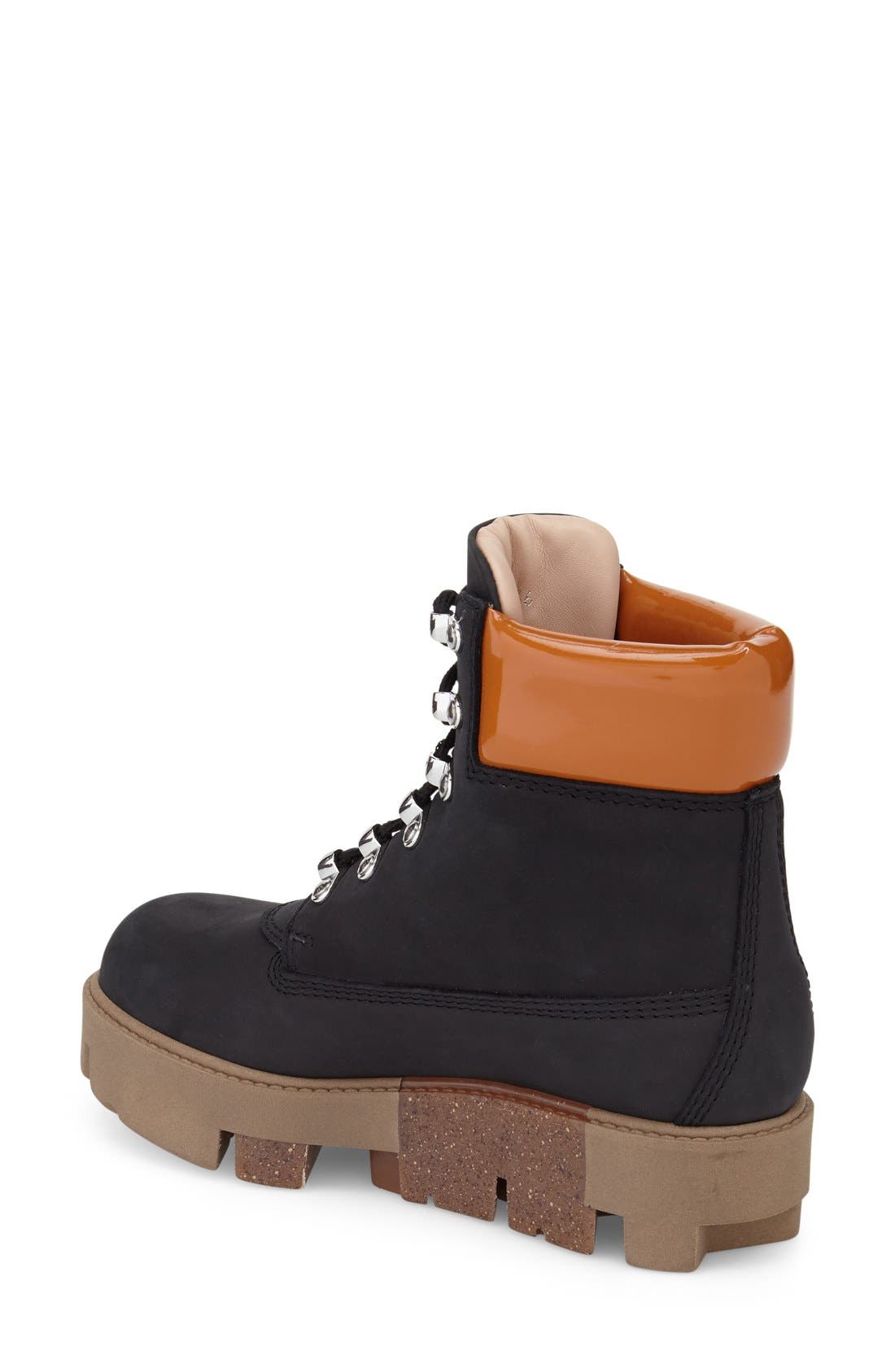 Telda Hiker Boot, Alternate, color, BLACK/ BEIGE