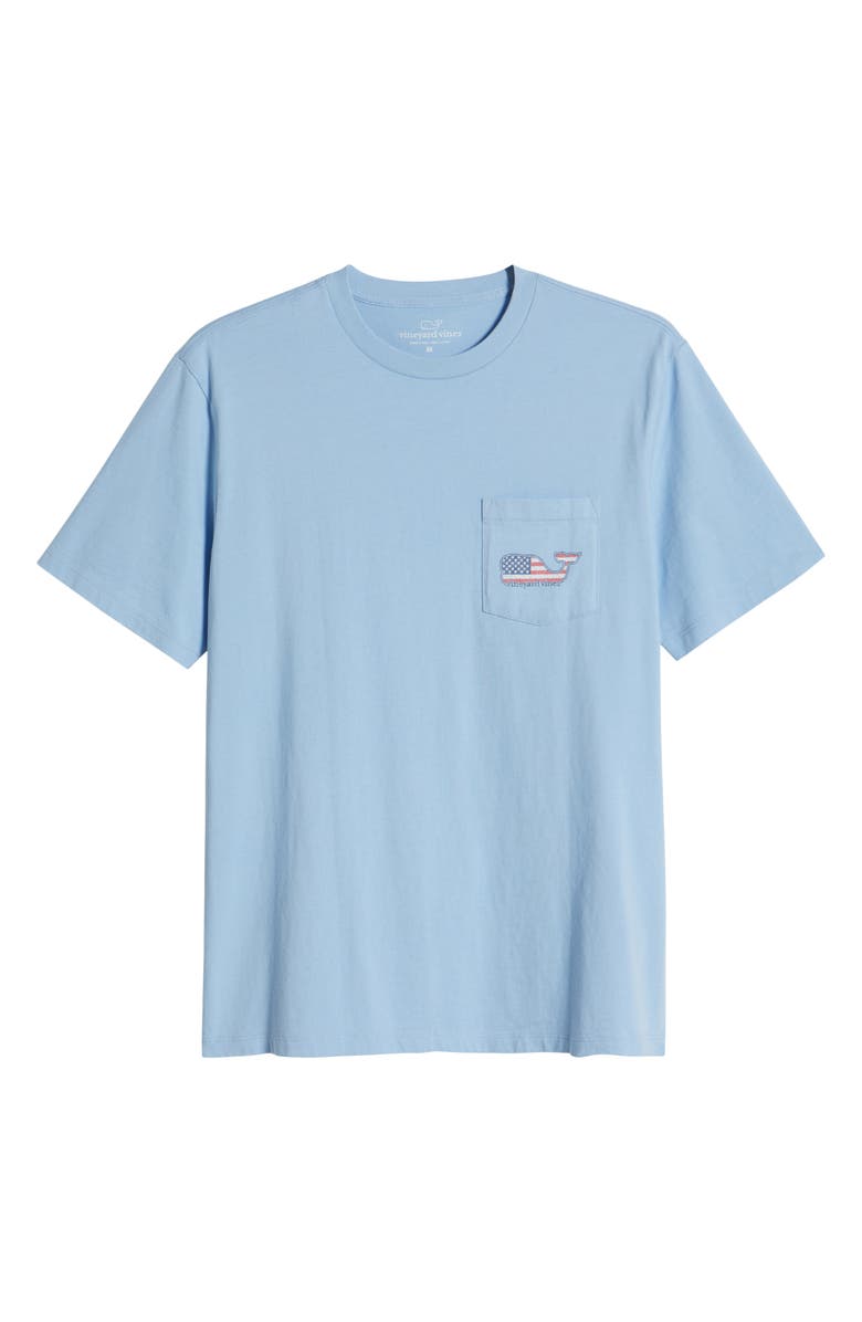 vineyard vines Men's Whale Pocket T-Shirt, Alternate, color, Jake Blue
