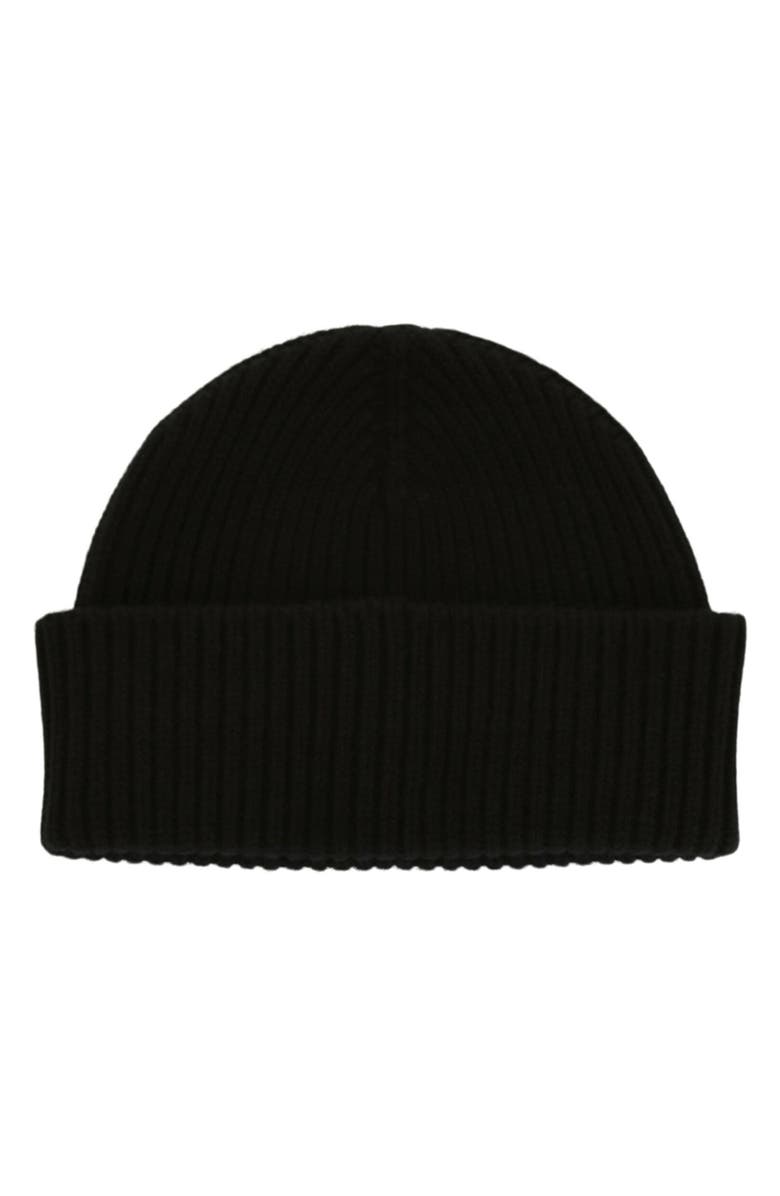 Givenchy 4G Logo Wool & Cashmere Beanie, Alternate, color, Black