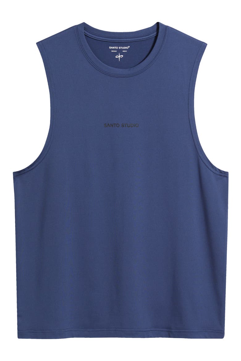 Tempo Wordmark Tech Tank, Alternate, color, BLUE