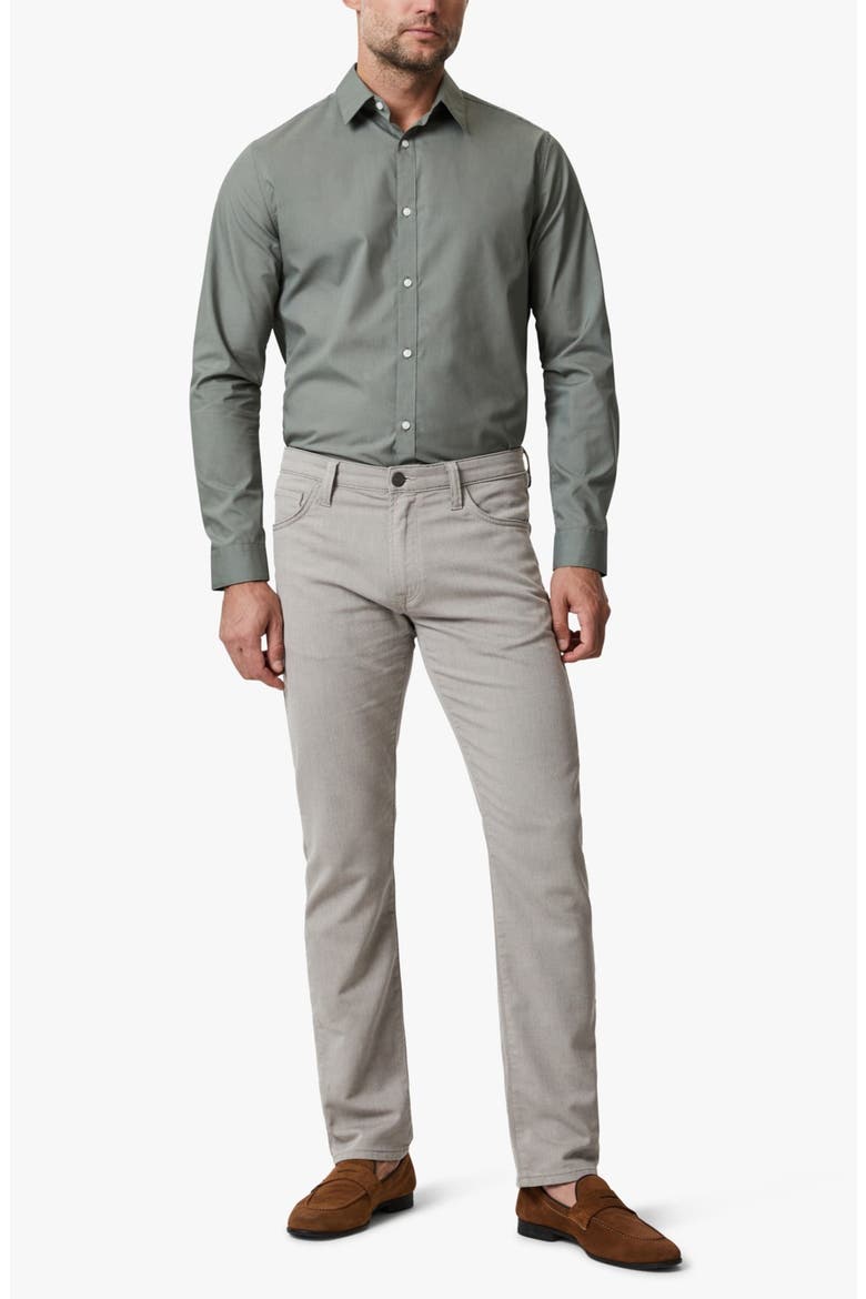 Courage Stretch Cotton Twill Straight Leg Pants, Alternate, color, BROWN REFINED TWILL