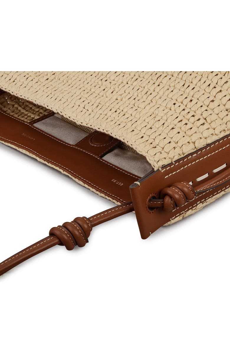 Radley The Camden - Raffia Medium Open Top Shoulder Bag, Alternate, color, Natural
