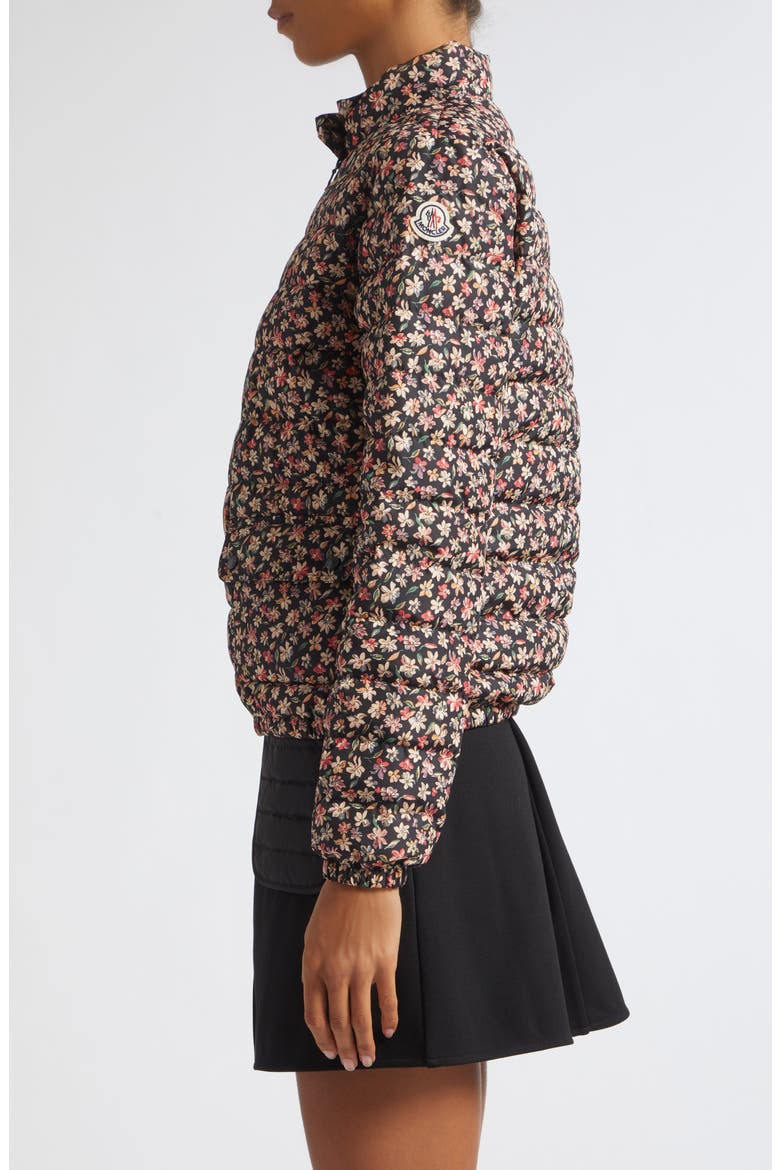 Florlans Floral Zip Jacket, Alternate, color, CHECK BLACK