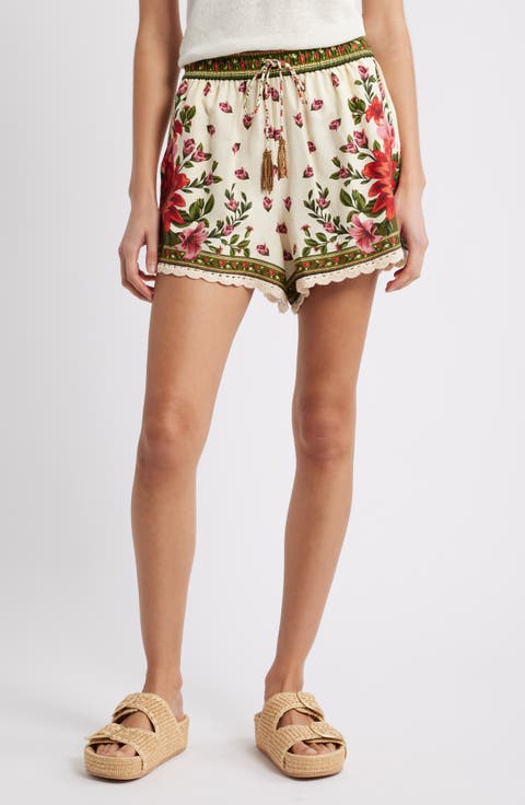 Wonder Rio Sand Linen Blend Shorts