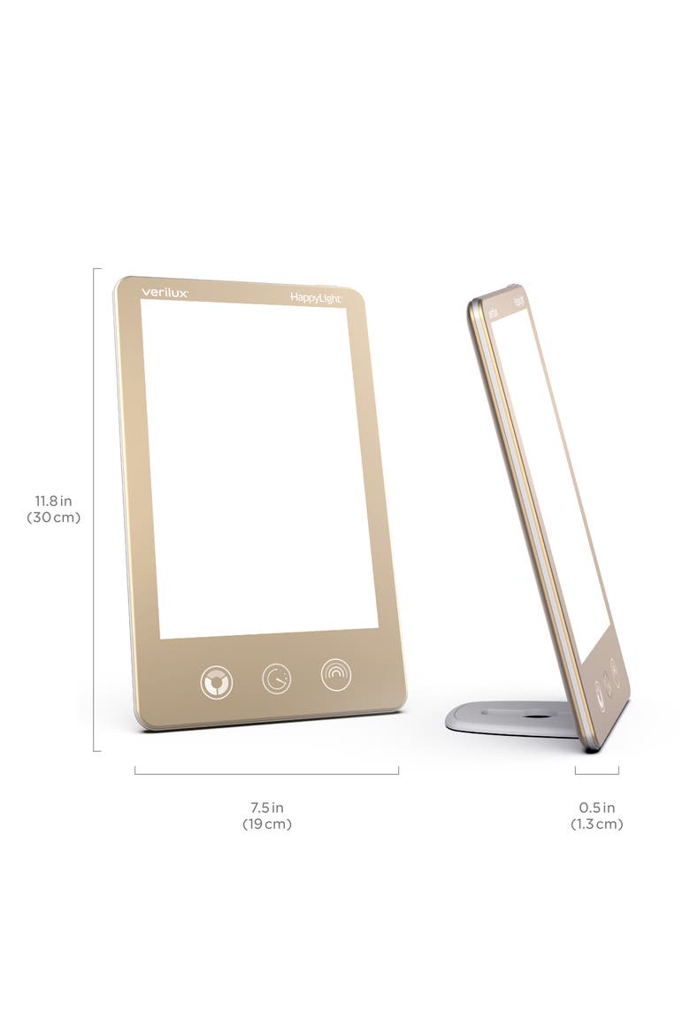 HappyLight® Luxe LED Lamp, Alternate, color, CHAMPAGNE GOLD