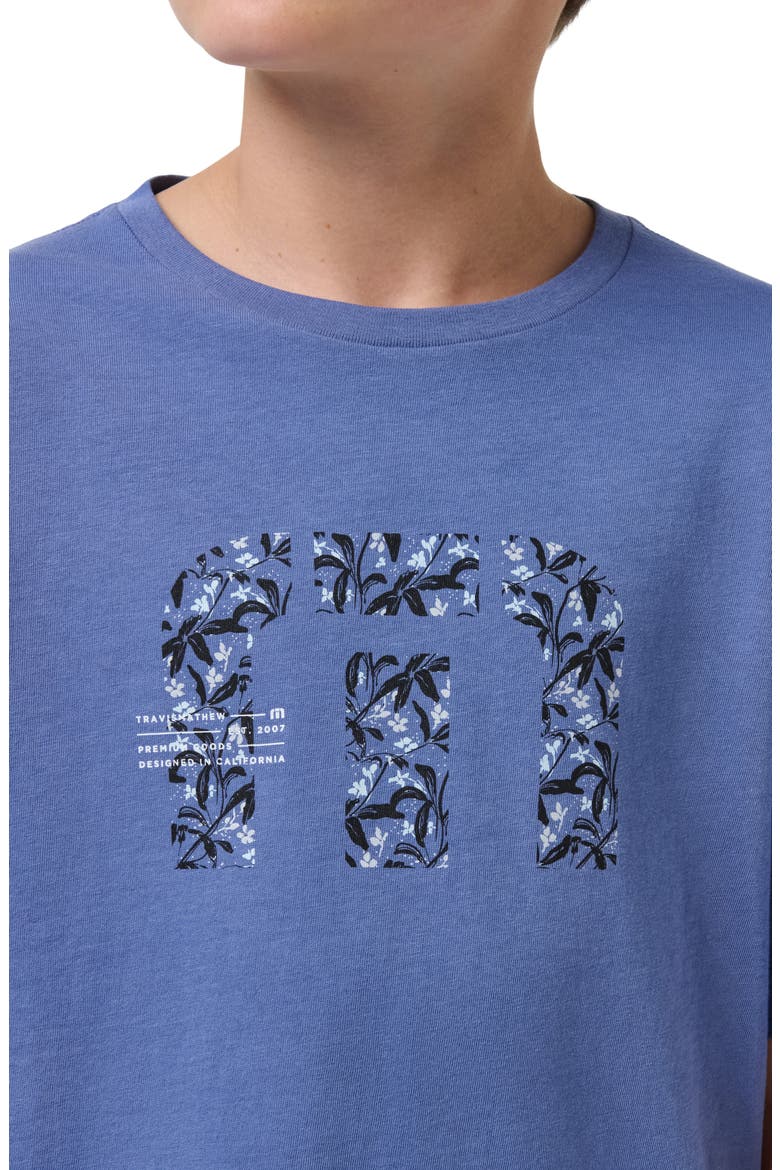 Kids' No Looking Back Graphic T-Shirt, Alternate, color, MARLIN