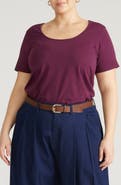 Universal Standard Cool Stretch Cotton Jersey T-Shirt