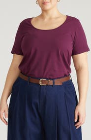 Universal Standard Cool Stretch Cotton Jersey T-Shirt