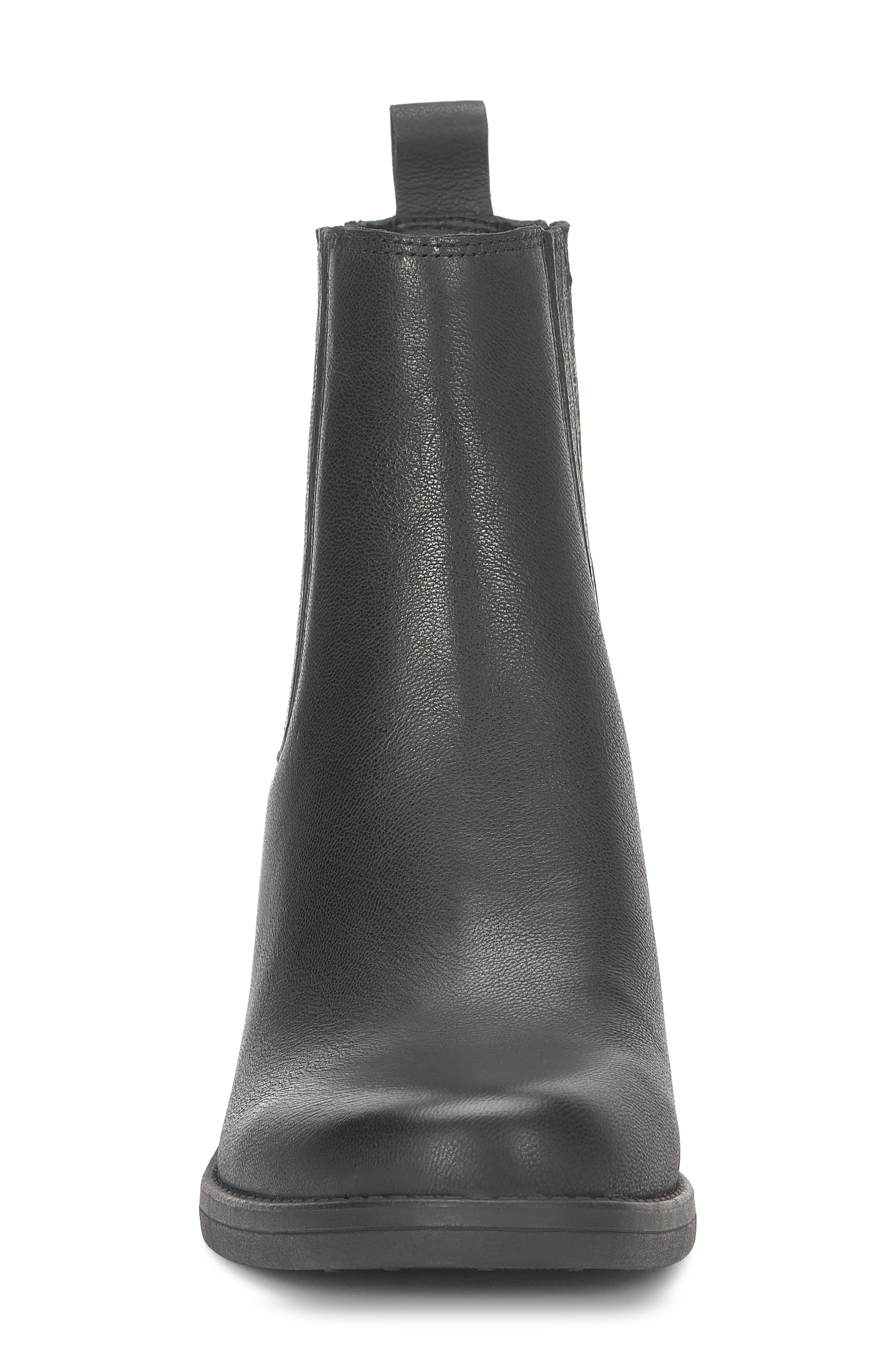 Akela Leather Chelsea Boot, Alternate, color, BLACK 01