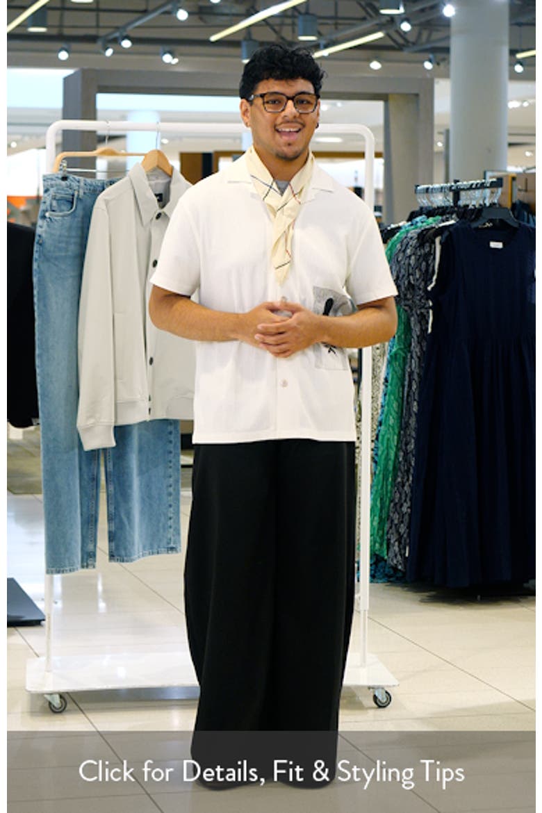 Coast Graphic Print Short Sleeve Button-Up Shirt video