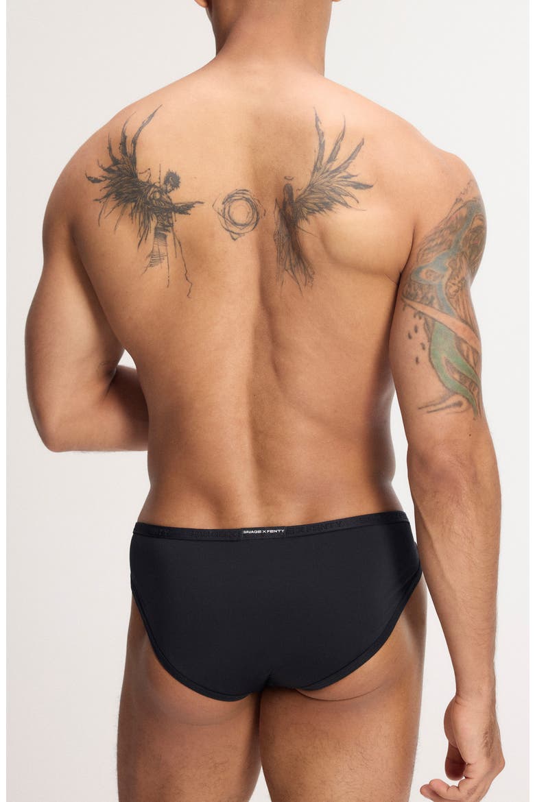 Flex Performance Micro Sport Briefs, Alternate, color, BLACK CAVIAR