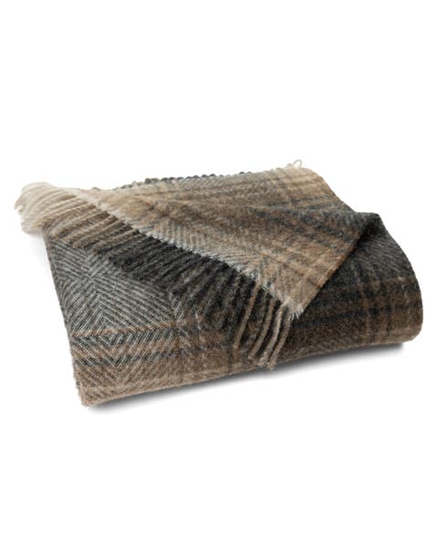 Highland Tweeds Shetland Lambswool Ombre Throw