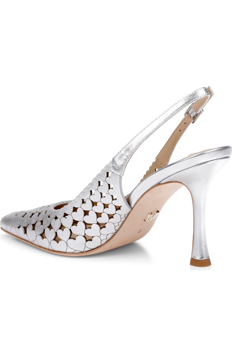 BADGLEY MISCHKA Onna Slingback Pump, Alternate, color, Silver Metallic