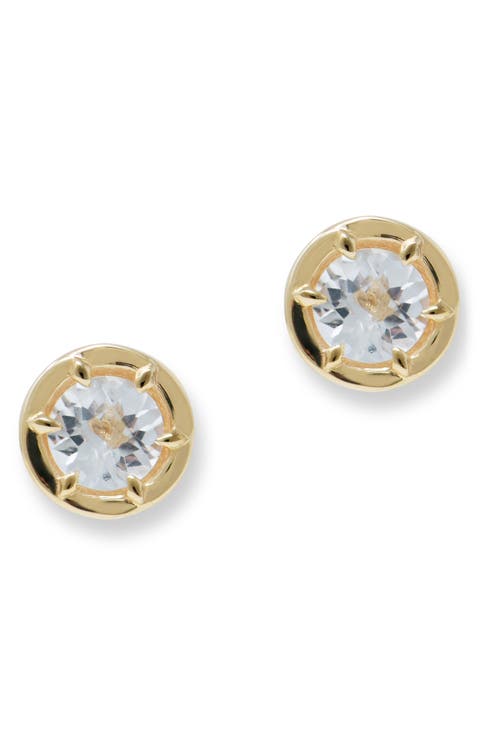 Melia Kate Topaz Stud Earrings