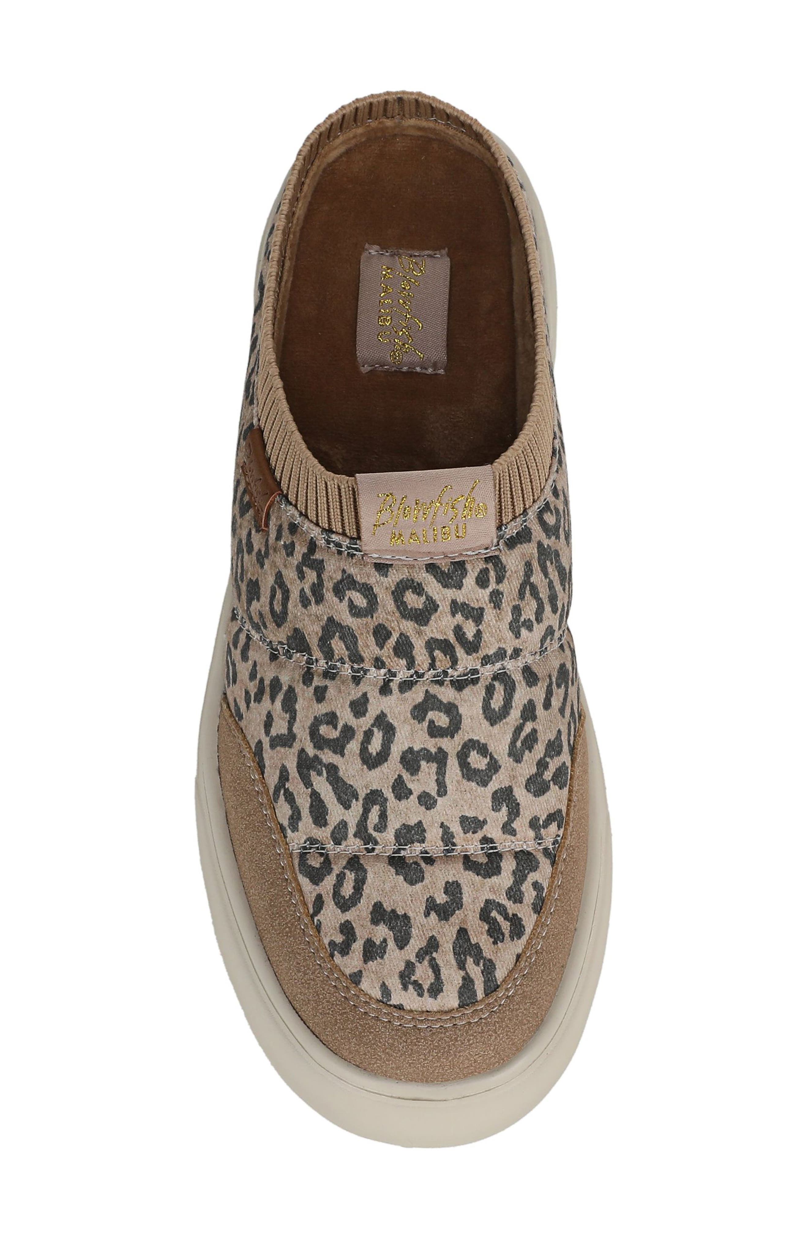 Seadream Mule, Alternate, color, LEOPARD FAUX SUEDE/ TWILL