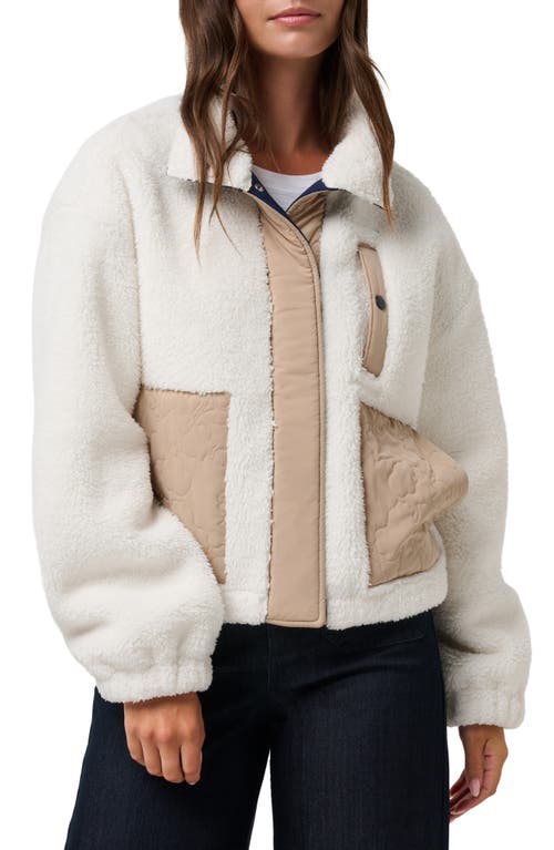 TravisMathew Artful Fleece Jacket in Snow White  product