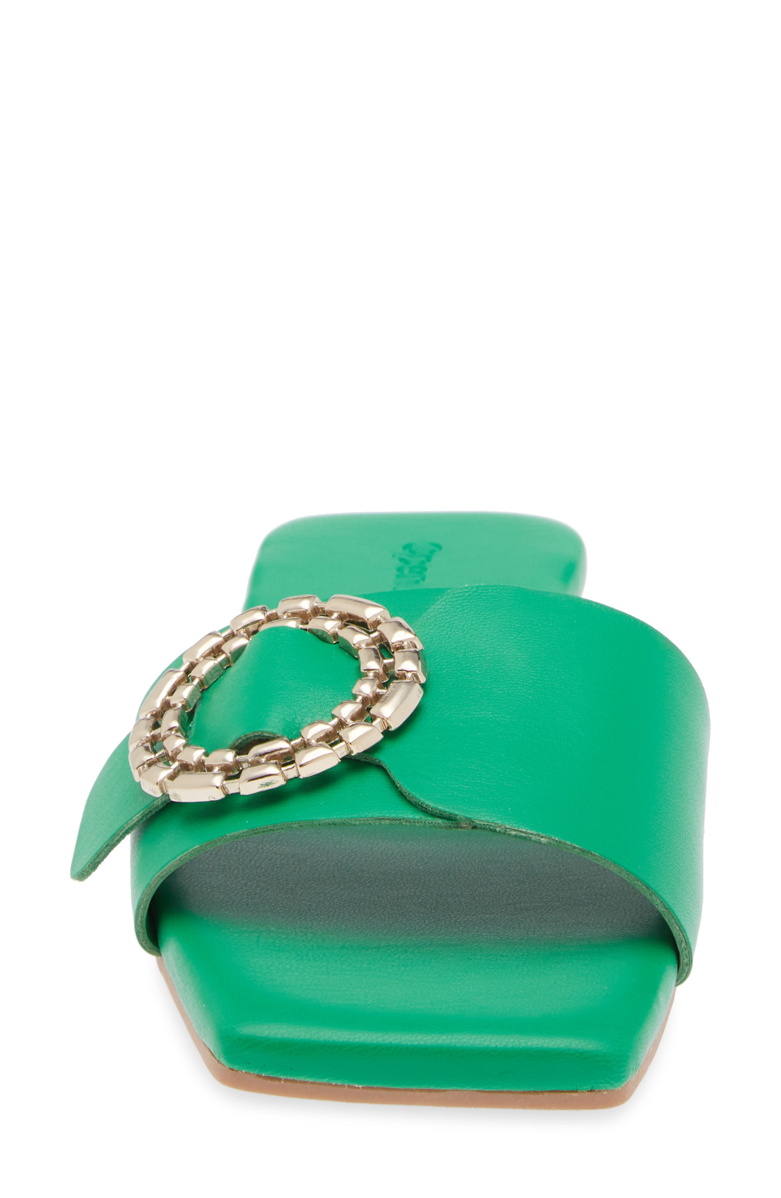 Lely Slide Sandal, Alternate, color, GREEN VIBRANT
