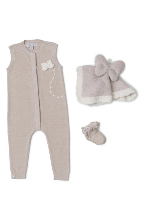 CozyChic™ Ultra Lite® Romper, Socks & Butterfly Soother Blanket Set (Baby)
