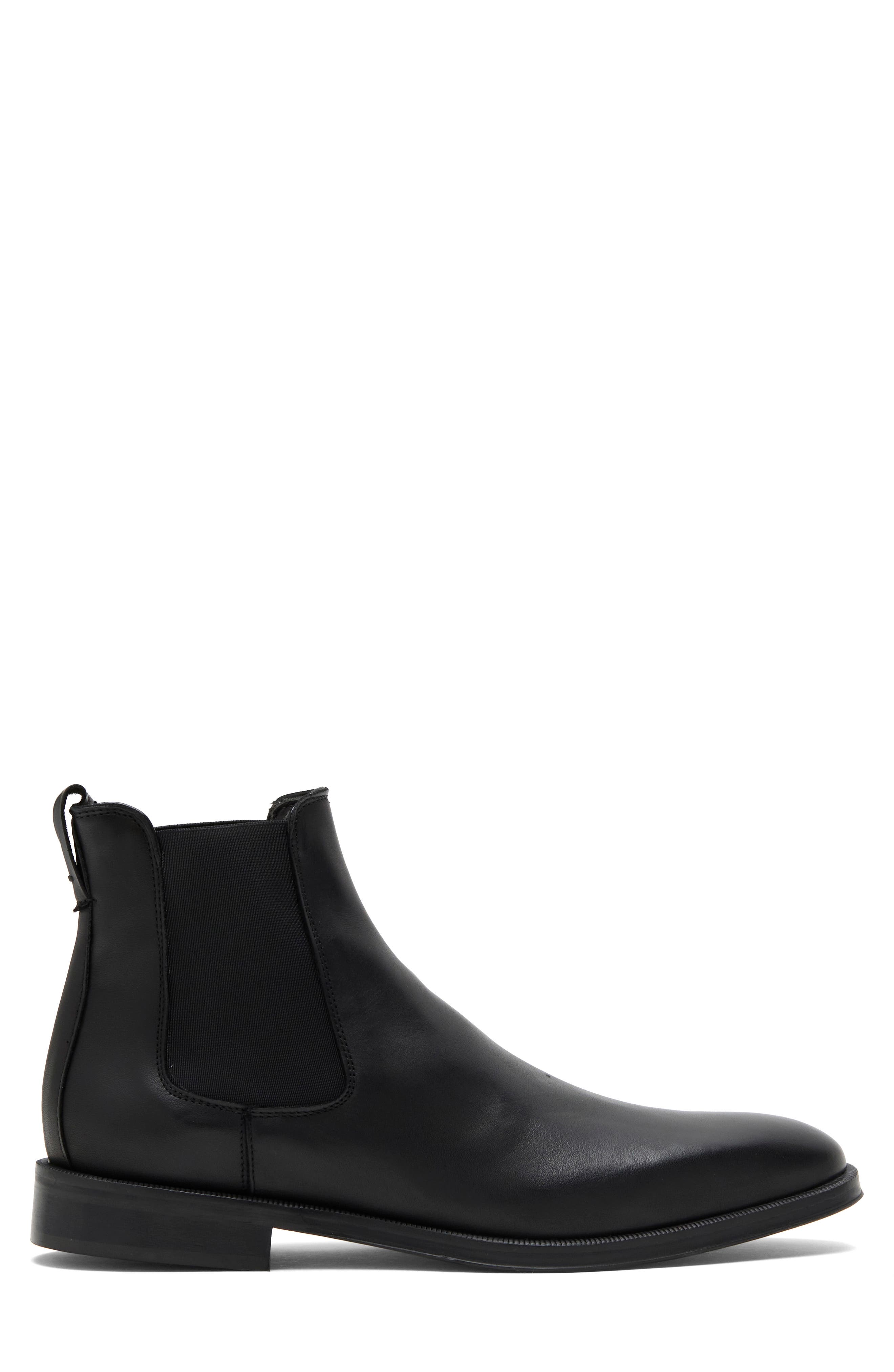 Rivoli Dress Leather Chelsea Boot, Alternate, color, BLACK LEATHER