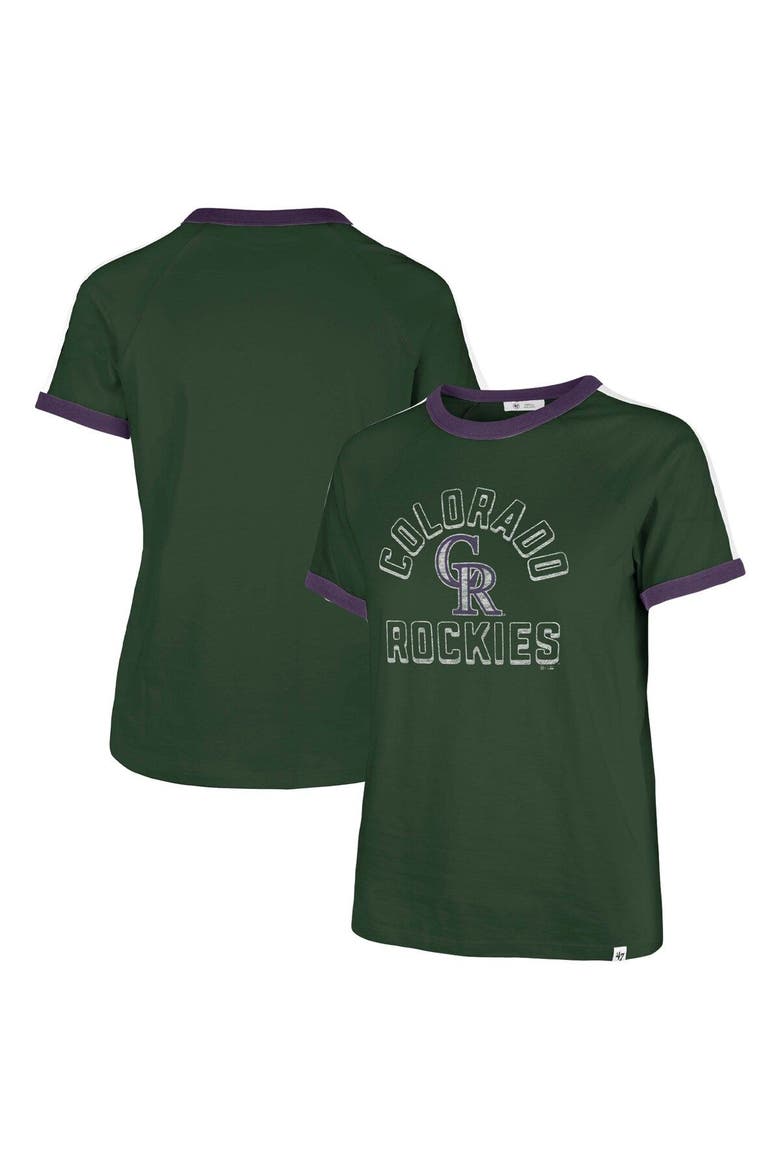 Women's '47  Green Colorado Rockies City Connect Sweet Heat Peyton T-Shirt, Main, color, Green